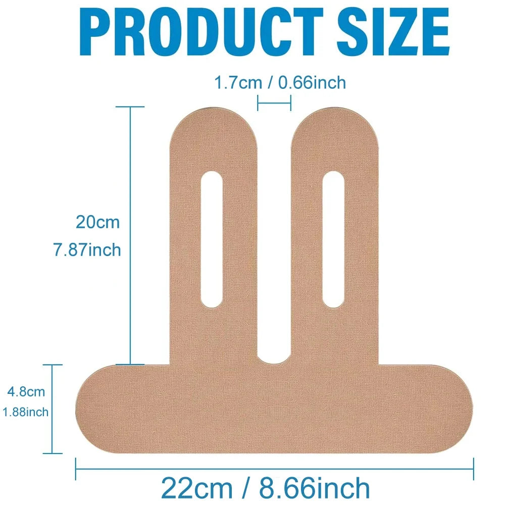 Cinta de kinesiología para rodillas, impermeable y elástica, transpirable, cinta atlética que proporciona soporte y estabilidad para correr, 10 Uds.