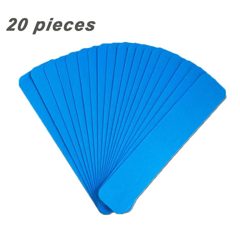 Cinta de kinesiología Pro Athletic Sports (20 tiras precortadas) Cinta adhesiva elástica impermeable Soporte para las articulaciones para aliviar el dolor muscular